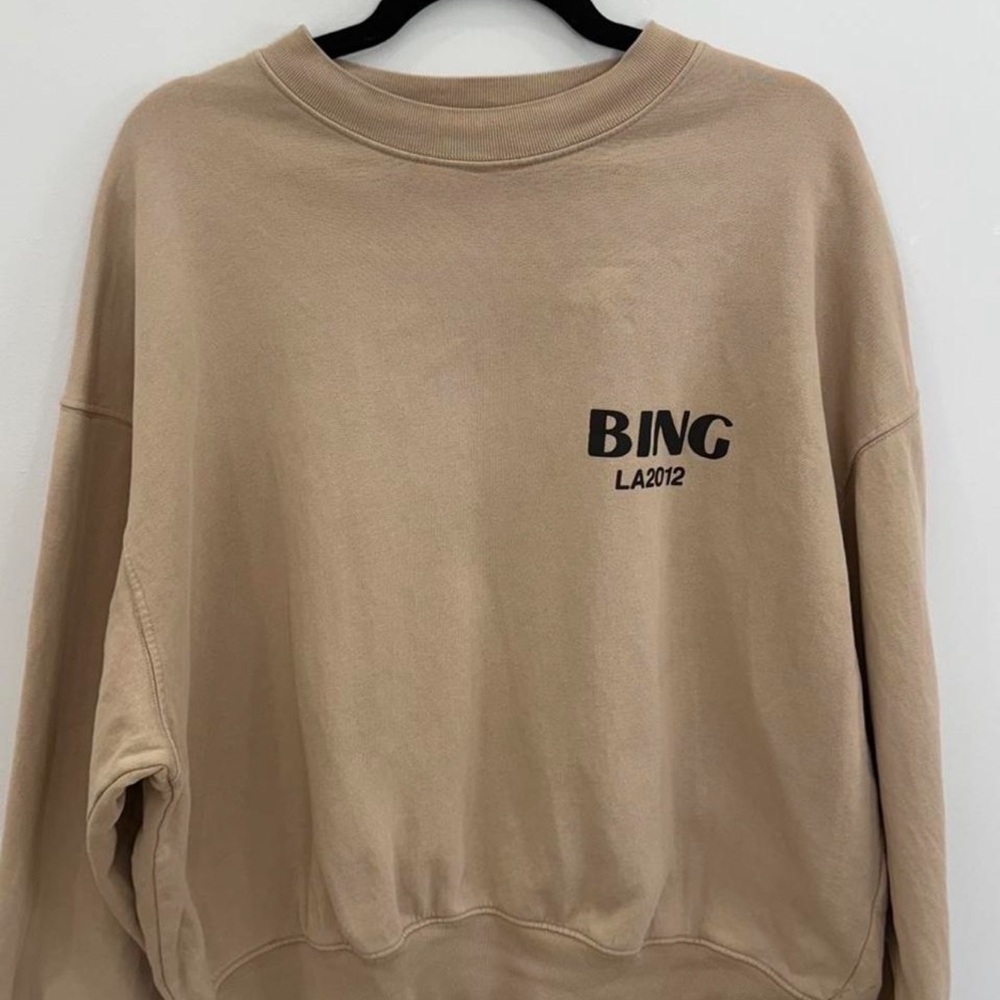 Anine Bing Beige LA 2012 Sweatshirt & LA sweatshirt both size SMALL